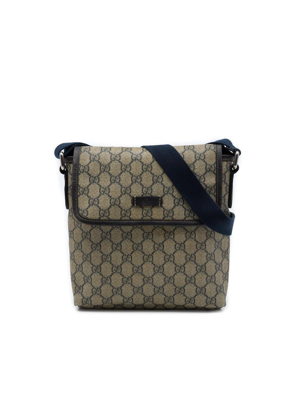 Gucci Flap Messenger Gg Coated Canvas #367929G80B